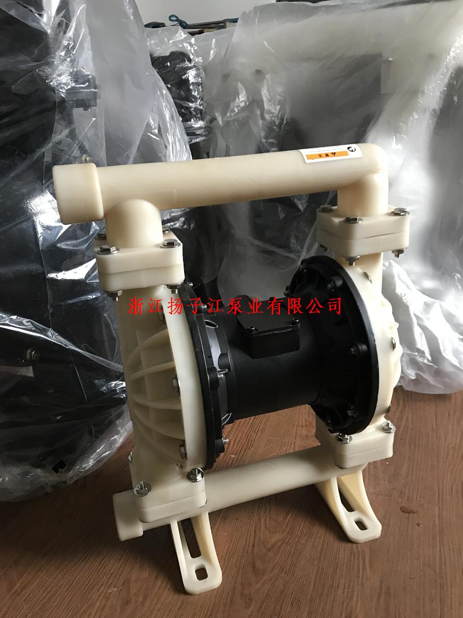 QBK全氟塑（sù）料耐強酸強堿氣動隔膜泵