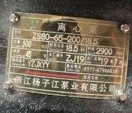 ZS80-65-200-18.5離心泵